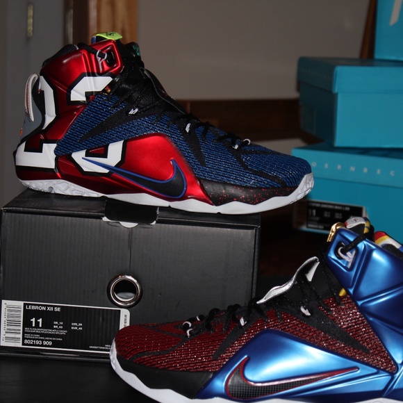 Nike LeBron 12 What the LeBron 802193-909 - Picture 1 of 7